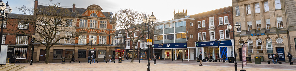 Stafford Town Centre near Market Square