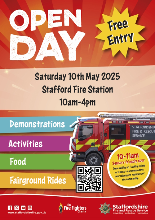 Image showing open day details