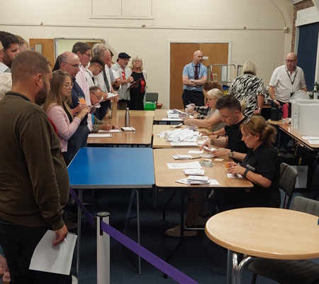 Manor Ward By-Election Count