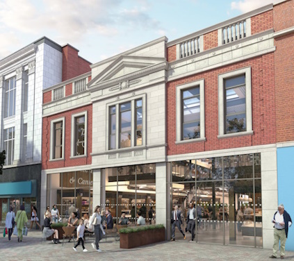 artists impression - shop fronts