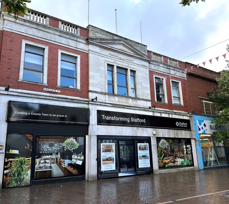Co-op store in Stafford with new display