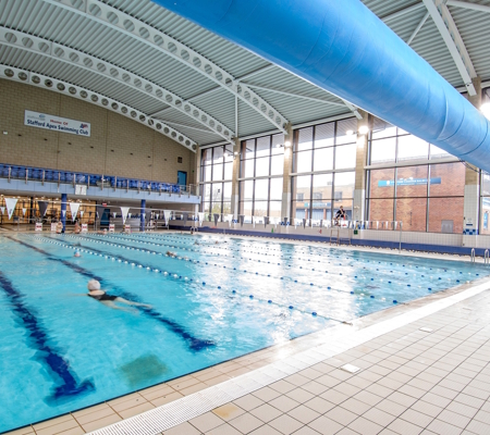 Swimming pool in Stafford leisure centre
