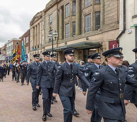 Military Parade in Stafford for Mayor Making event