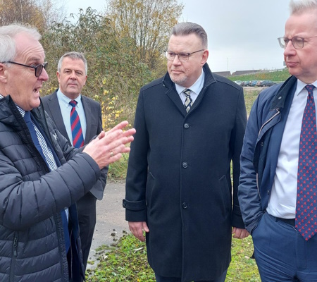 Councillors Godfrey and Kenney, Tim Clegg and Michael Gove