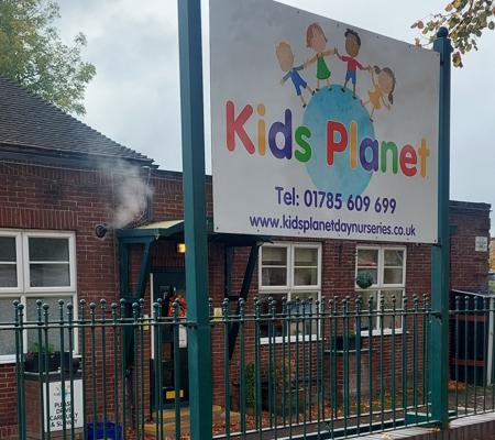 Kids Planet building in Stafford