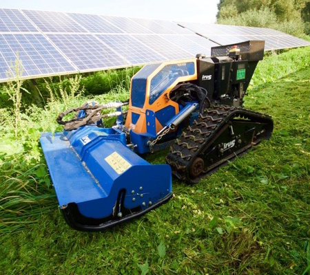 Solar panels at depot