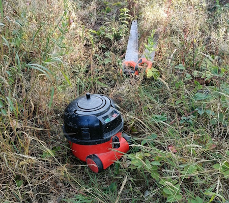 dumped rubbish