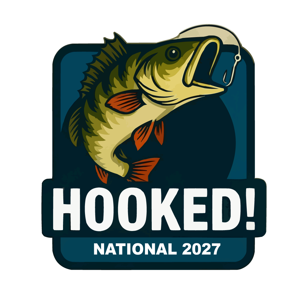 HOOKED! National Fishing Show 2027 Logo