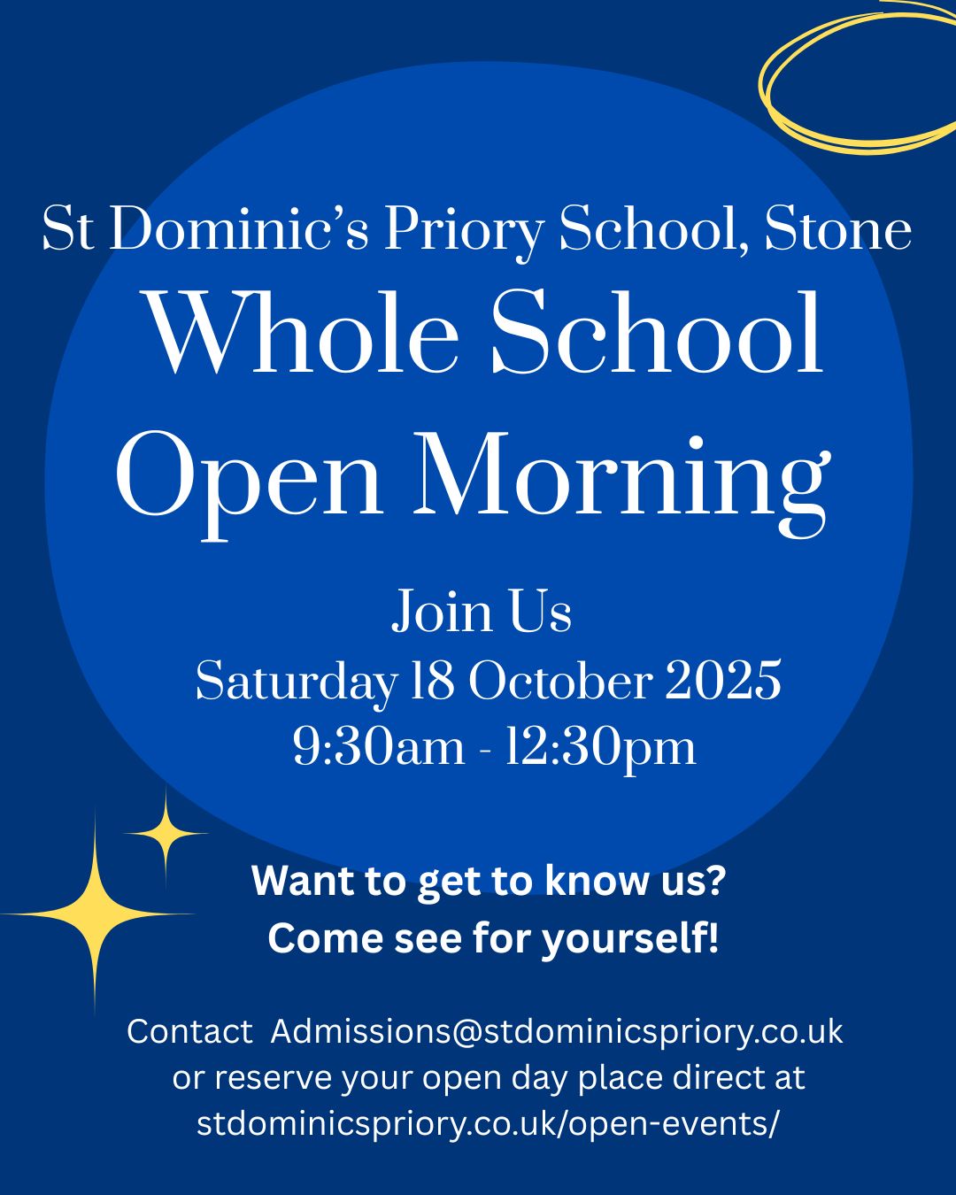 St Dominic's Priory School Open Morning