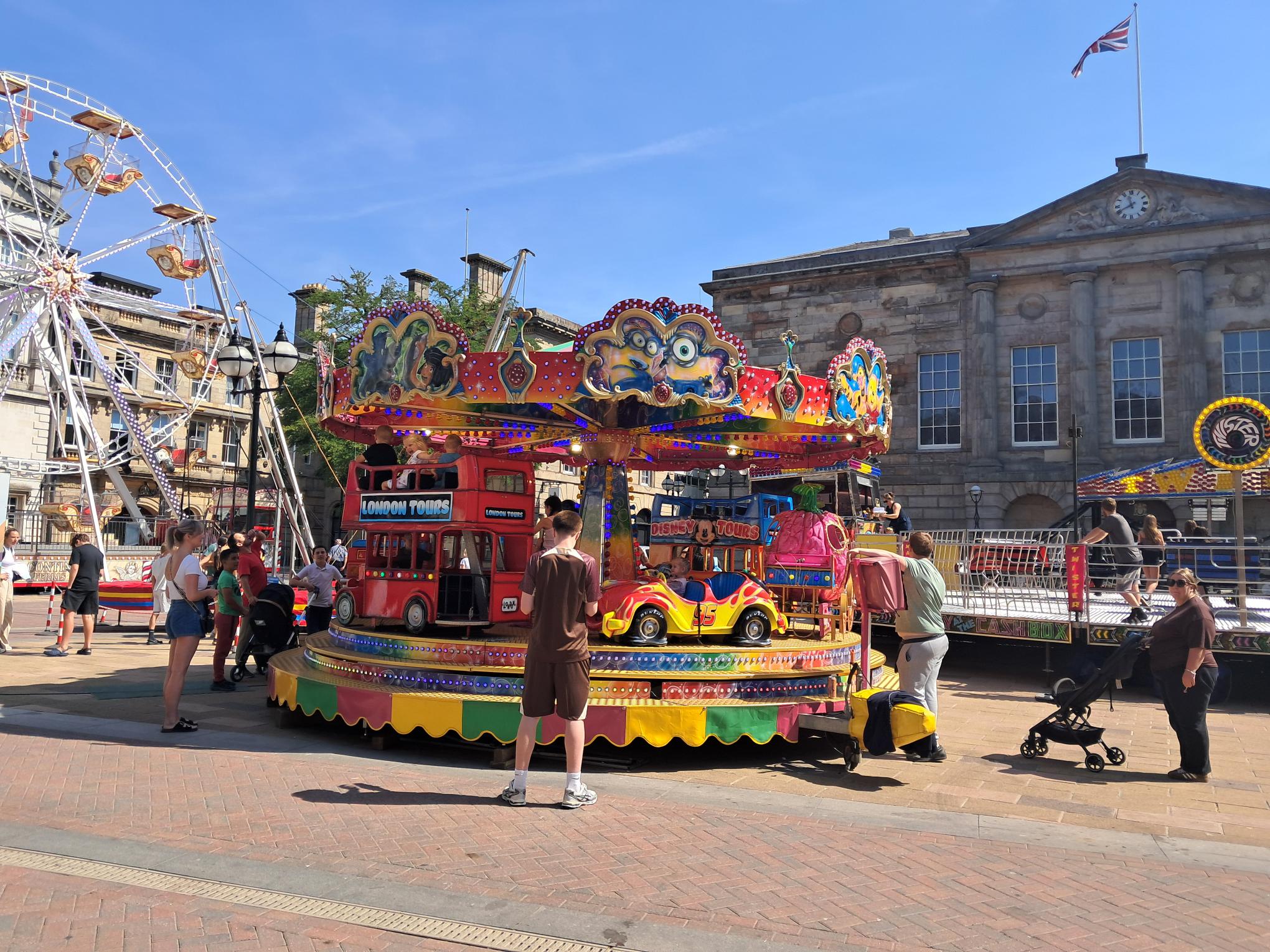 Carousel in the square
